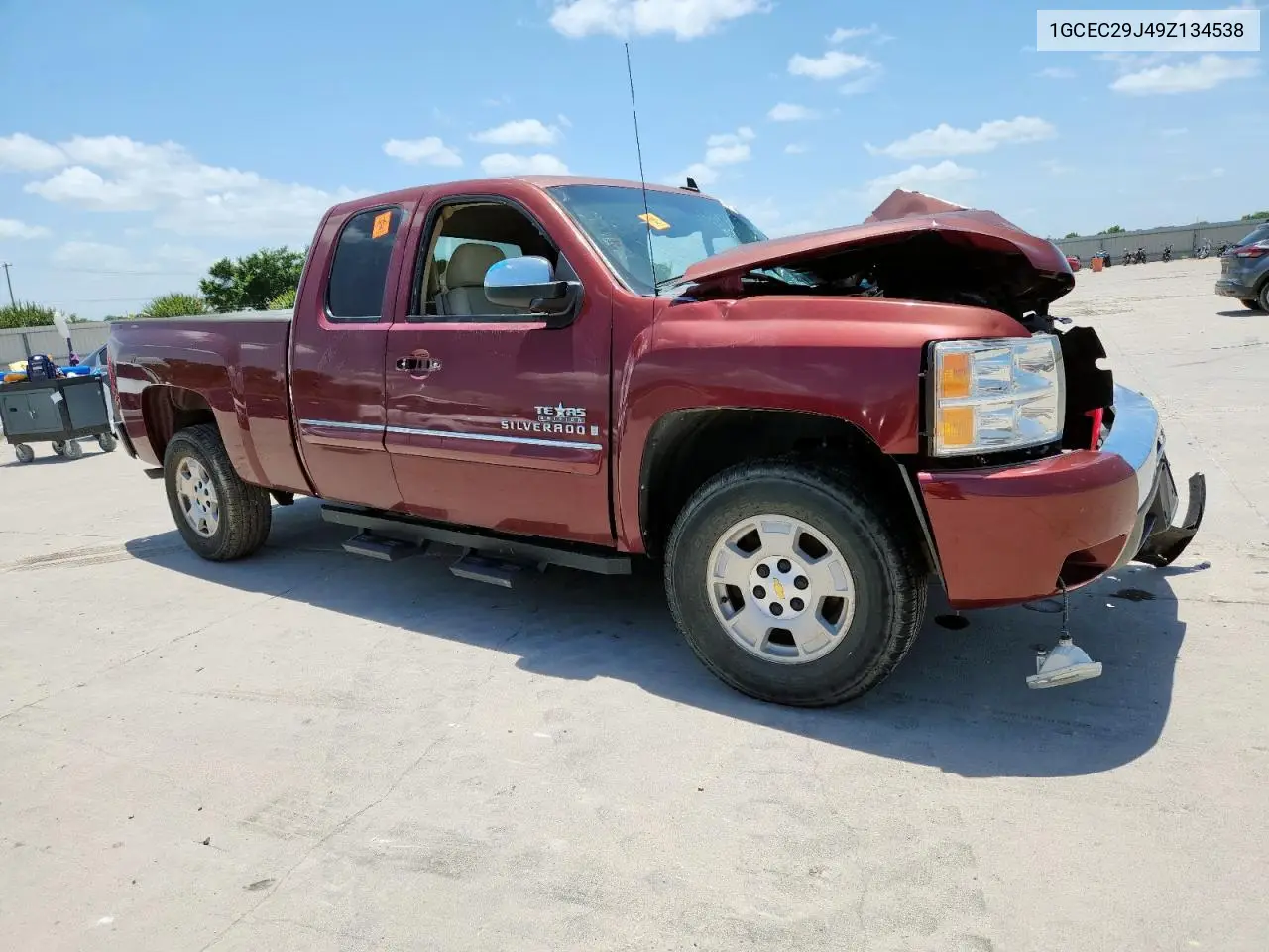 2009 Chevrolet Silverado C1500 Lt VIN: 1GCEC29J49Z134538 Lot: 62569365