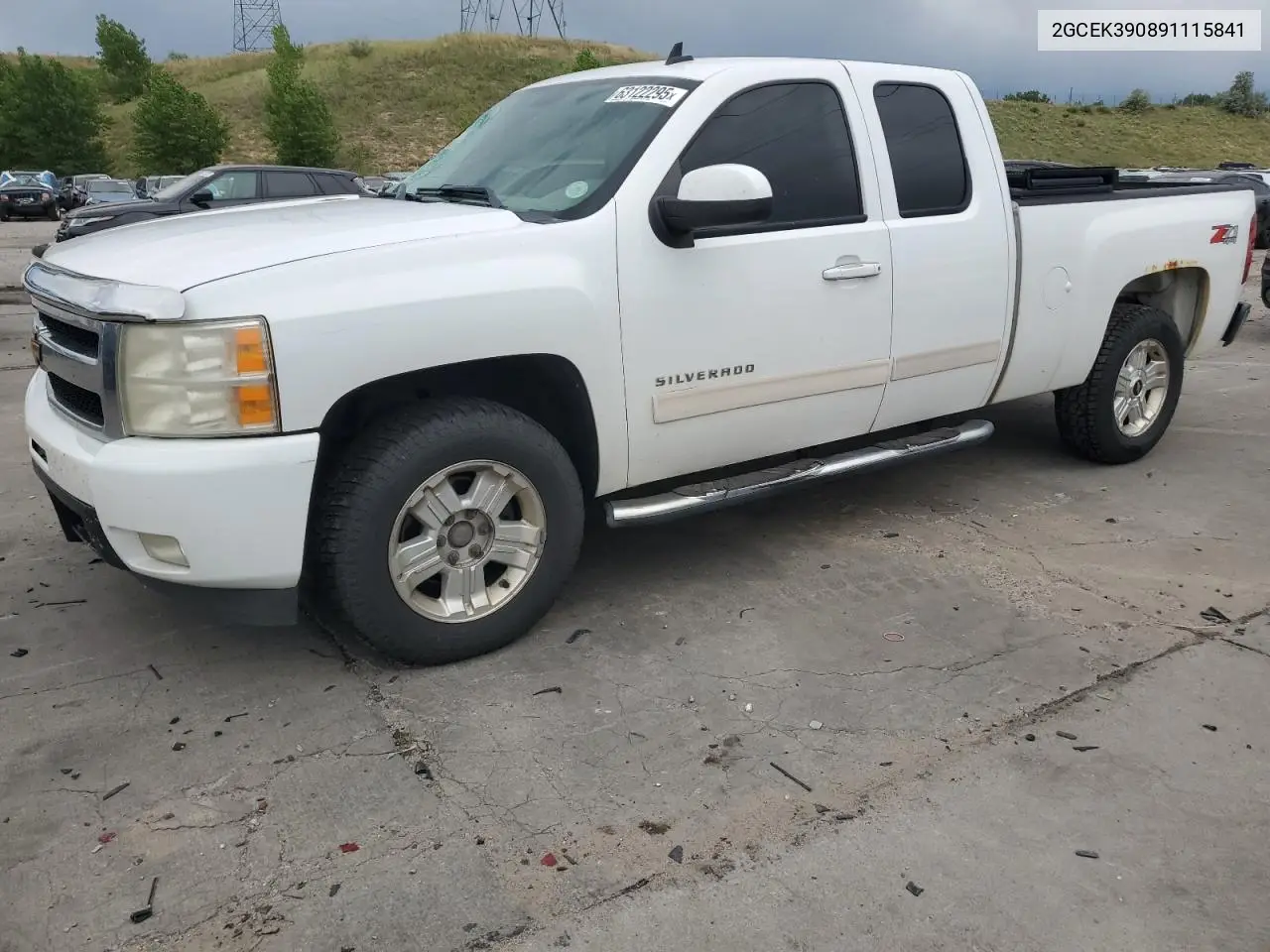 2009 Chevrolet Silverado K1500 Ltz VIN: 2GCEK390891115841 Lot: 63122295