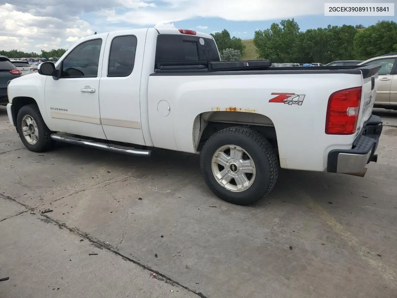2009 Chevrolet Silverado K1500 Ltz VIN: 2GCEK390891115841 Lot: 63122295
