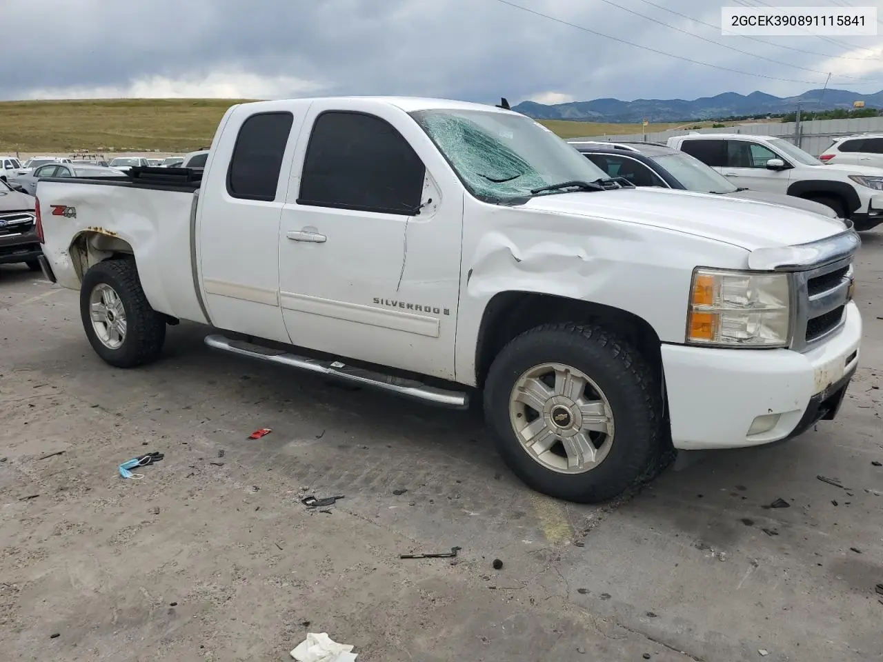 2009 Chevrolet Silverado K1500 Ltz VIN: 2GCEK390891115841 Lot: 63122295