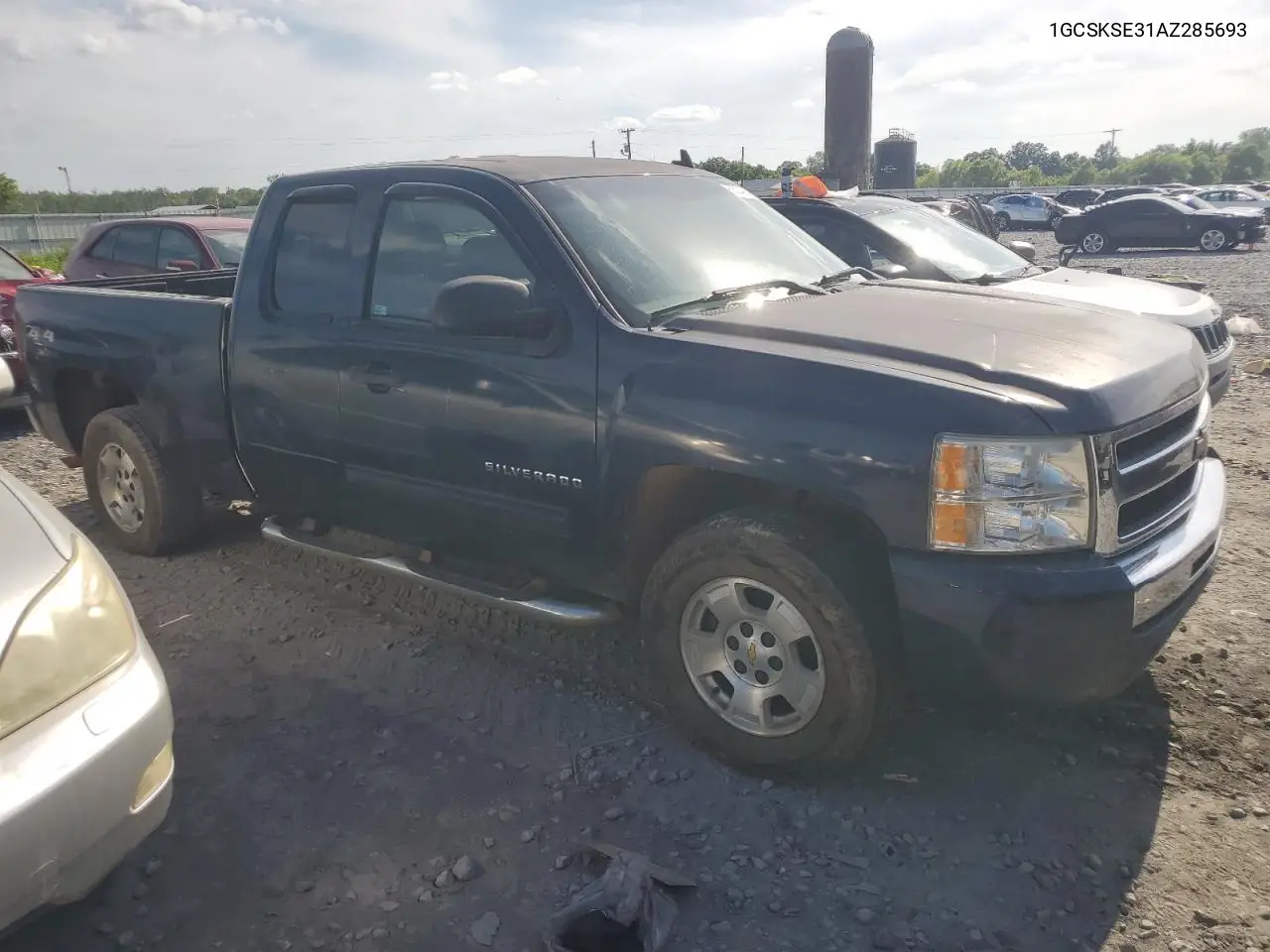 2010 Chevrolet Silverado K1500 Lt VIN: 1GCSKSE31AZ285693 Lot: 55249415