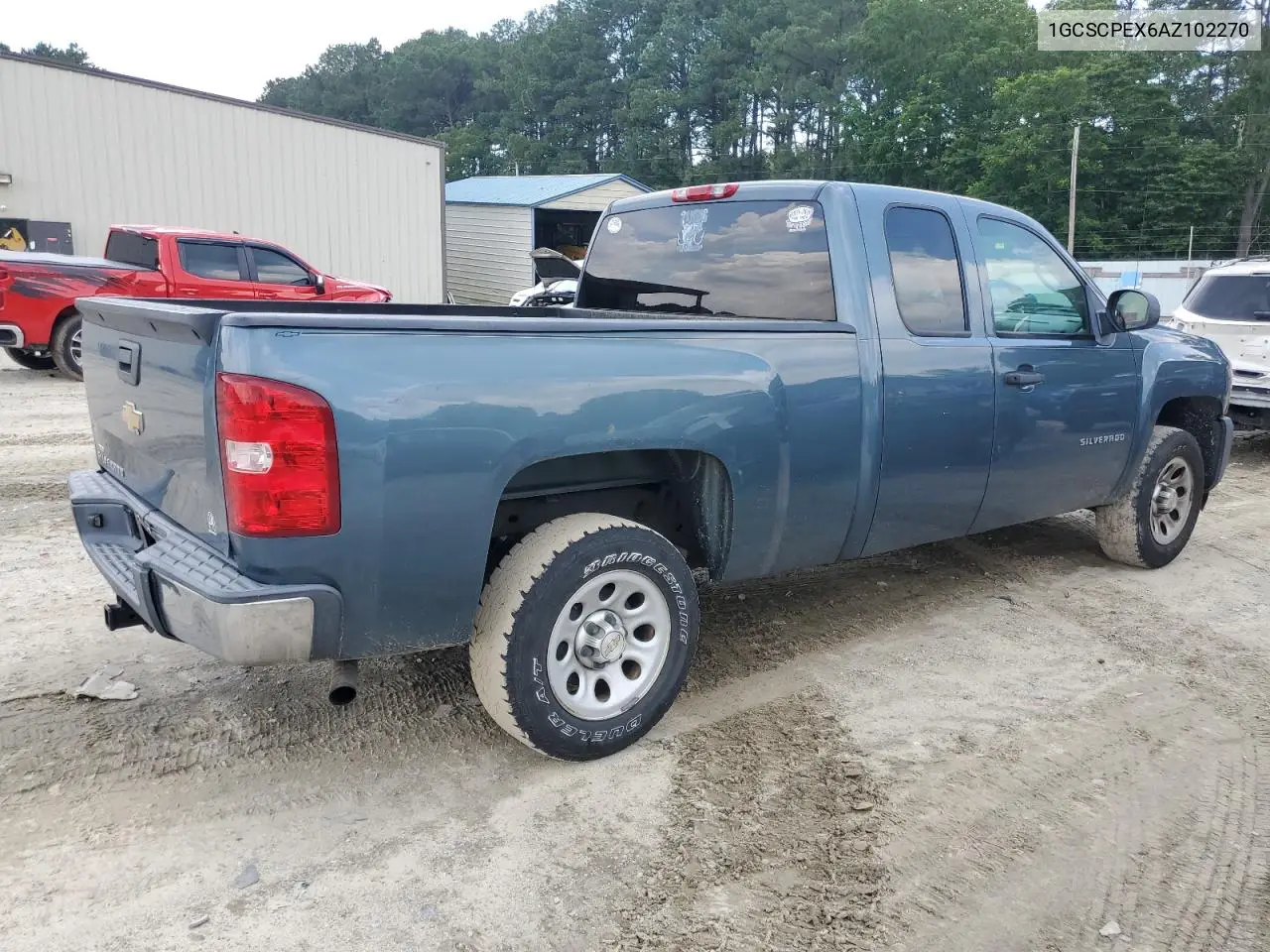 2010 Chevrolet Silverado C1500 VIN: 1GCSCPEX6AZ102270 Lot: 60312195