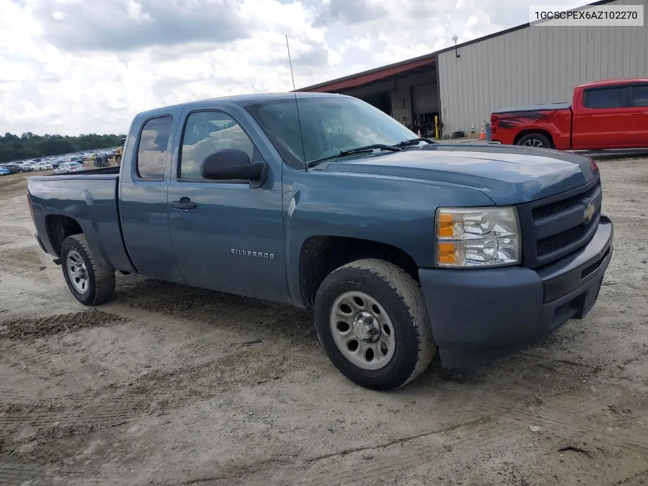 2010 Chevrolet Silverado C1500 VIN: 1GCSCPEX6AZ102270 Lot: 60312195