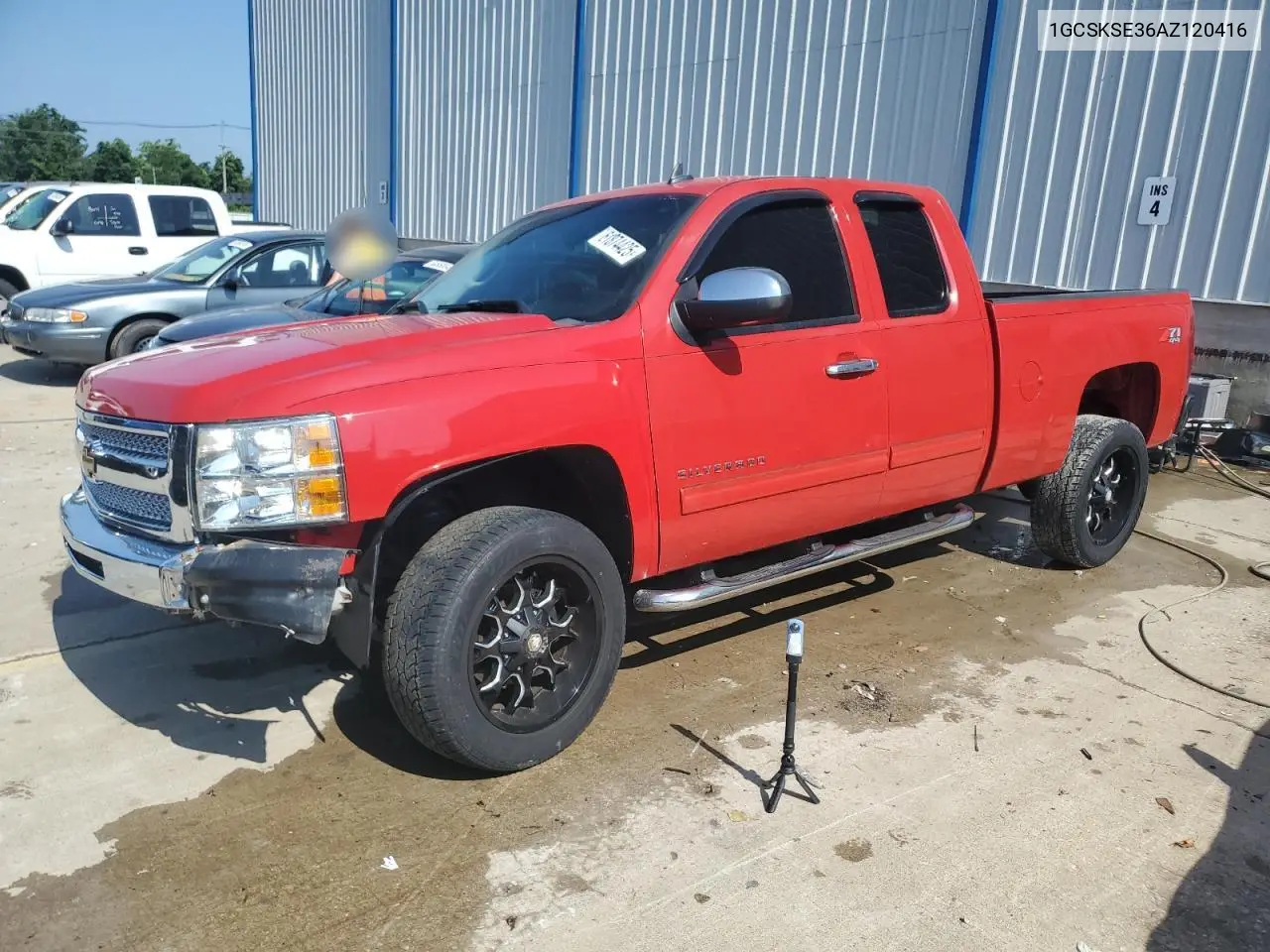 2010 Chevrolet Silverado K1500 Lt VIN: 1GCSKSE36AZ120416 Lot: 61874425