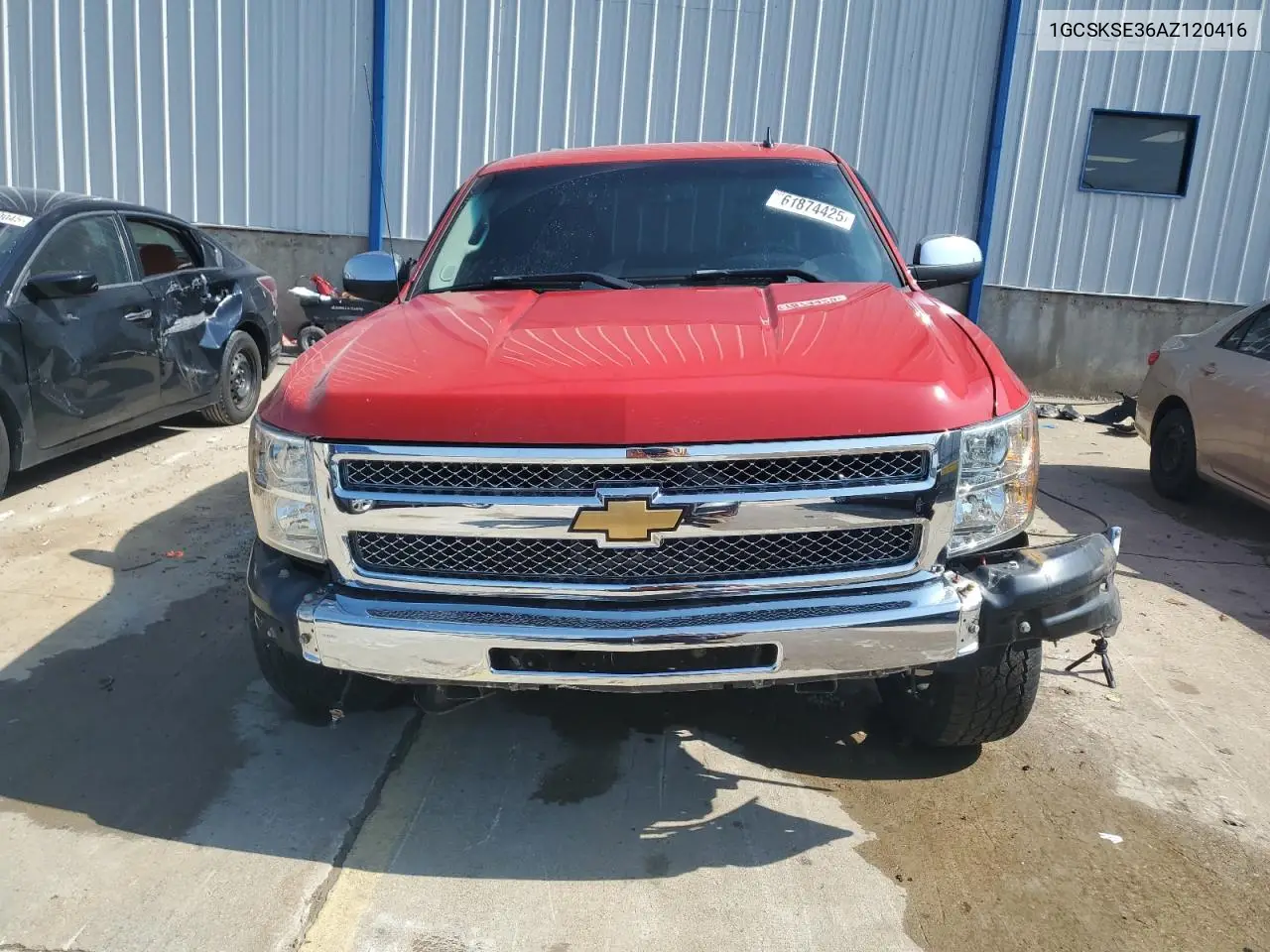 2010 Chevrolet Silverado K1500 Lt VIN: 1GCSKSE36AZ120416 Lot: 61874425