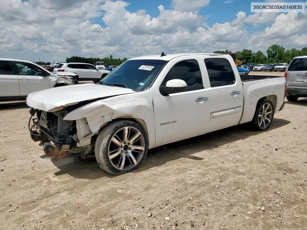 2010 Chevrolet Silverado C1500 Lt VIN: 3GCRCSE05AG160830 Lot: 62707005