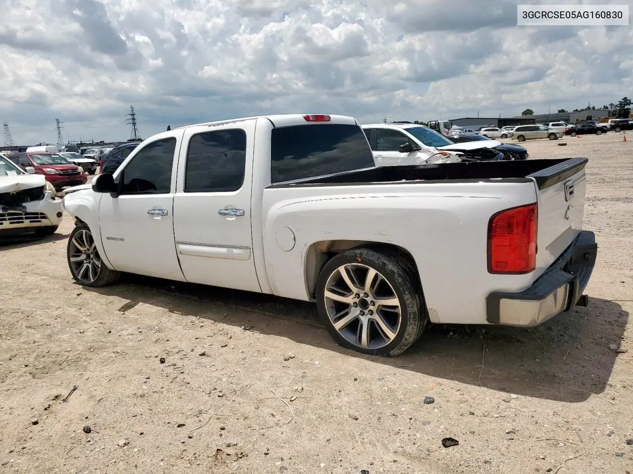 2010 Chevrolet Silverado C1500 Lt VIN: 3GCRCSE05AG160830 Lot: 62707005