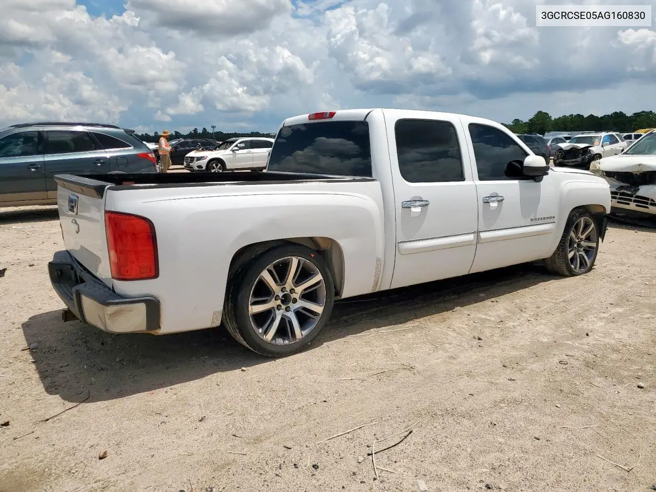 2010 Chevrolet Silverado C1500 Lt VIN: 3GCRCSE05AG160830 Lot: 62707005