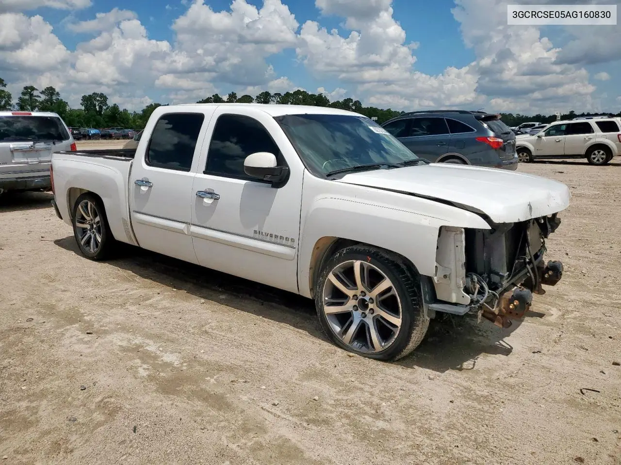 2010 Chevrolet Silverado C1500 Lt VIN: 3GCRCSE05AG160830 Lot: 62707005