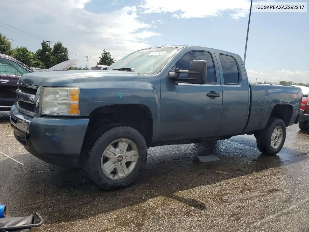 2010 Chevrolet Silverado K1500 VIN: 1GCSKPEAXAZ292217 Lot: 62870335