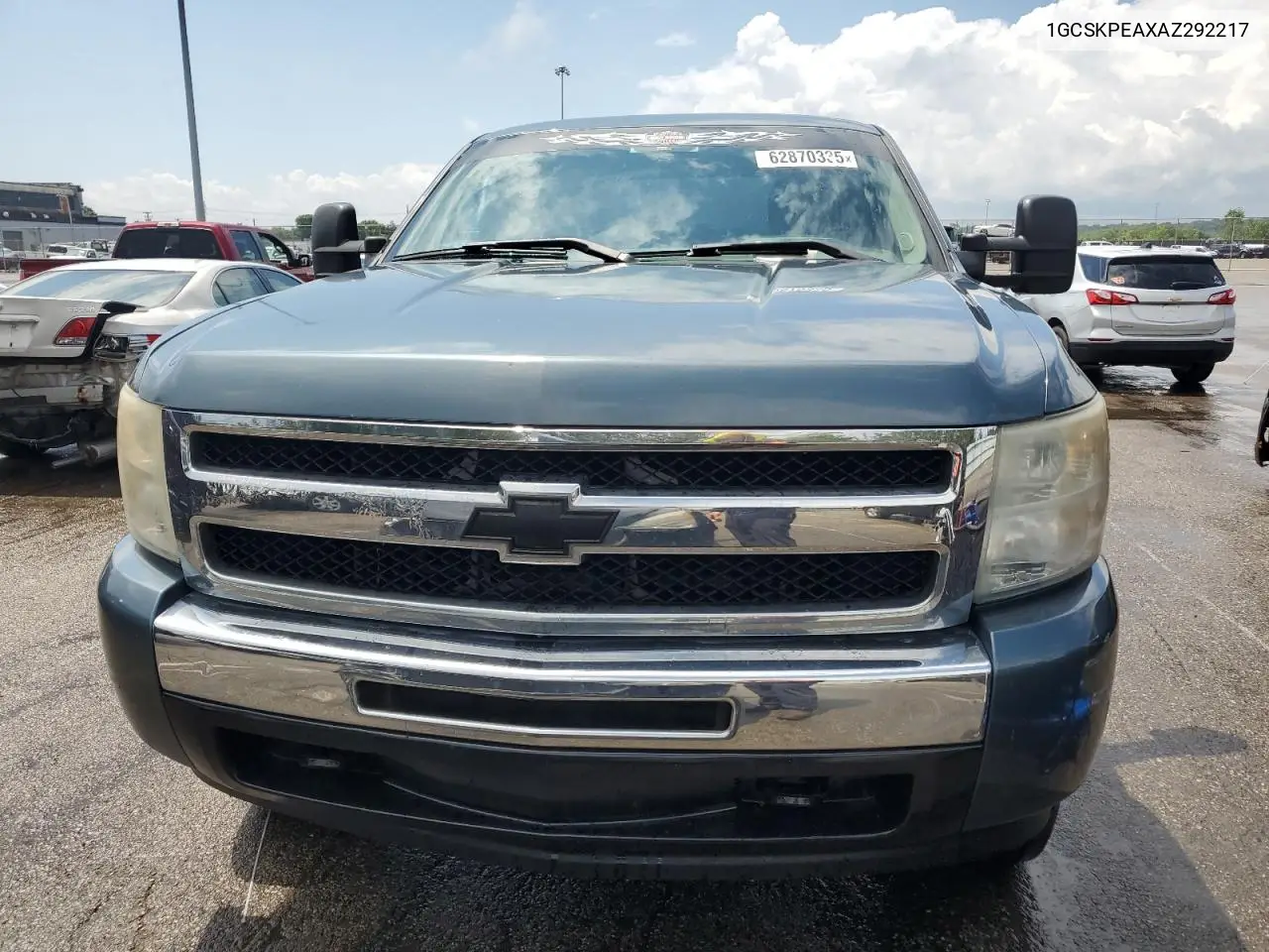 2010 Chevrolet Silverado K1500 VIN: 1GCSKPEAXAZ292217 Lot: 62870335