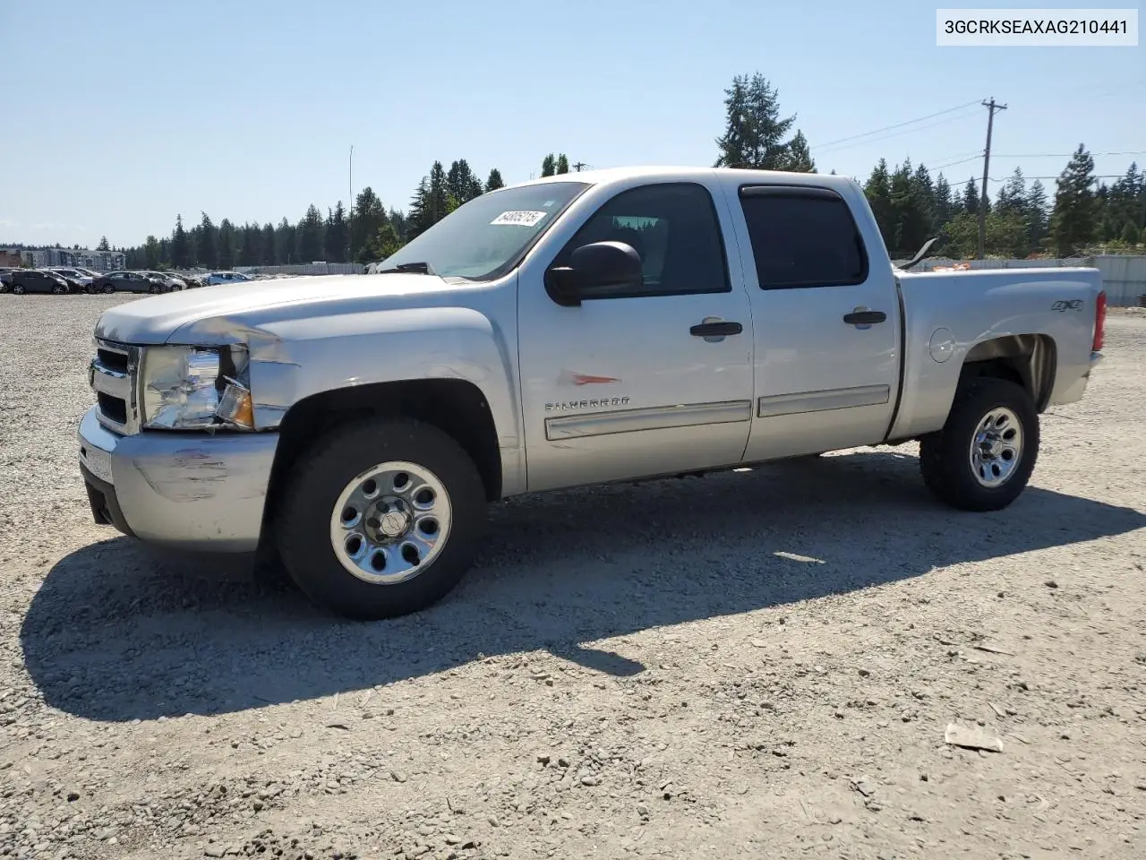 2010 Chevrolet Silverado K1500 Lt VIN: 3GCRKSEAXAG210441 Lot: 64805215
