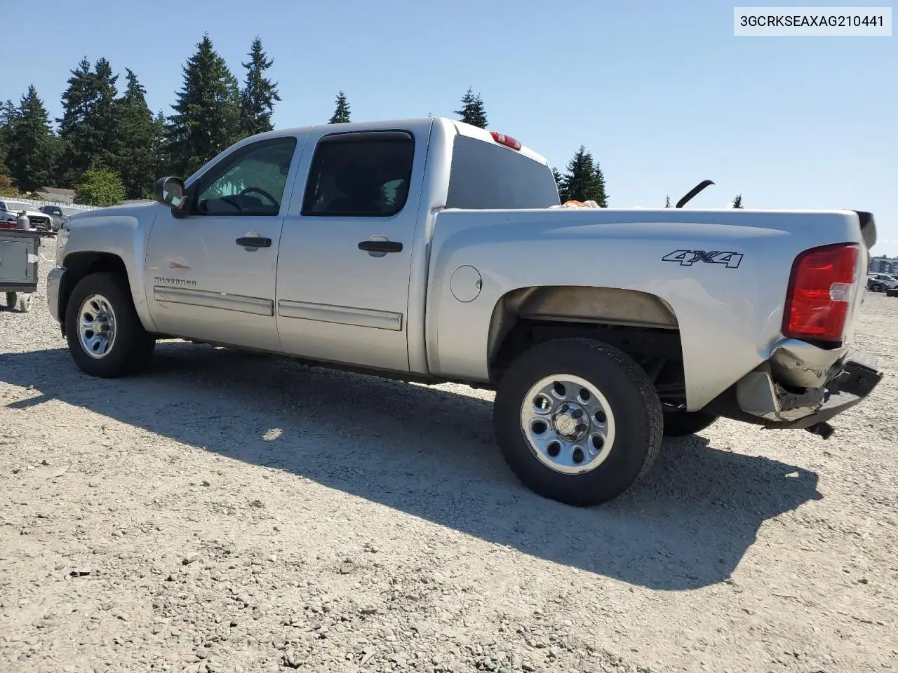 2010 Chevrolet Silverado K1500 Lt VIN: 3GCRKSEAXAG210441 Lot: 64805215