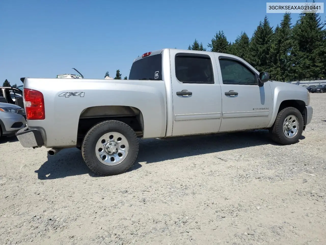2010 Chevrolet Silverado K1500 Lt VIN: 3GCRKSEAXAG210441 Lot: 64805215