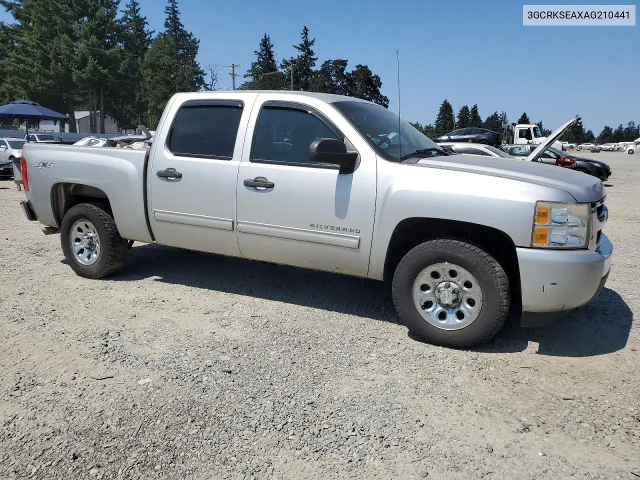 2010 Chevrolet Silverado K1500 Lt VIN: 3GCRKSEAXAG210441 Lot: 64805215