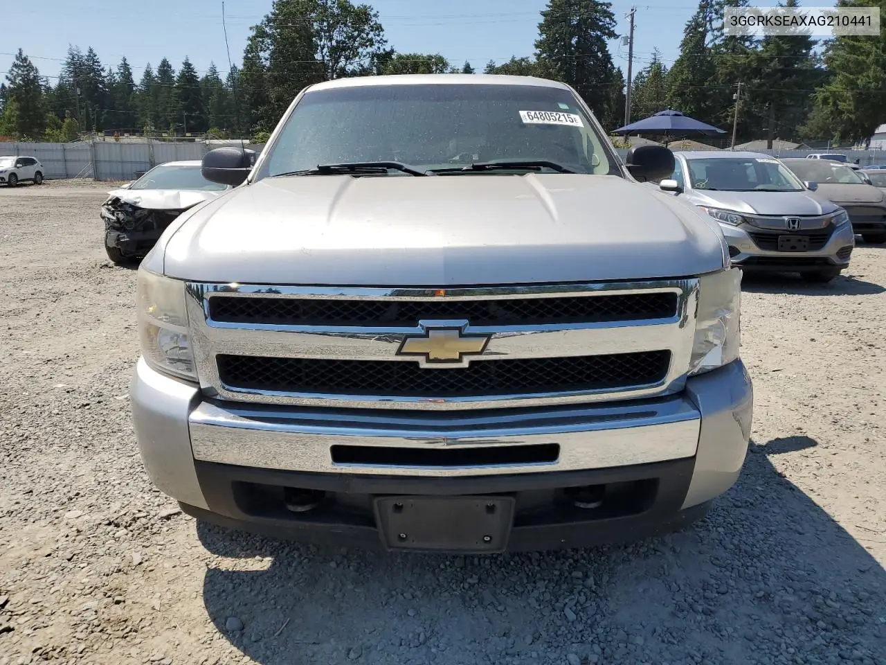 2010 Chevrolet Silverado K1500 Lt VIN: 3GCRKSEAXAG210441 Lot: 64805215