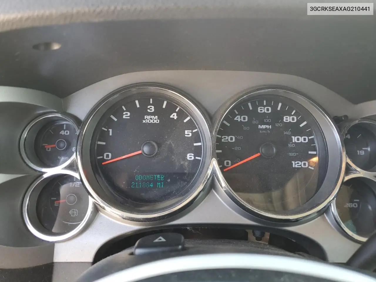 2010 Chevrolet Silverado K1500 Lt VIN: 3GCRKSEAXAG210441 Lot: 64805215