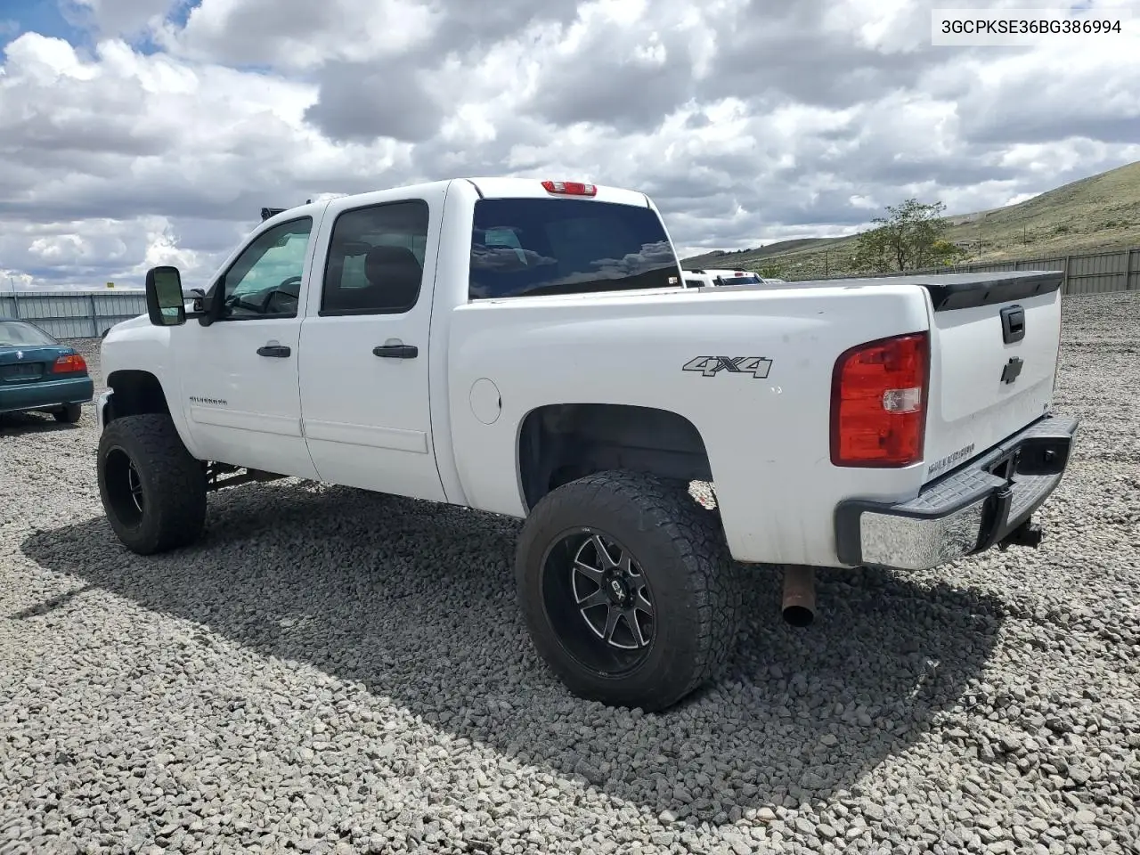 2011 Chevrolet Silverado K1500 Lt VIN: 3GCPKSE36BG386994 Lot: 56595355