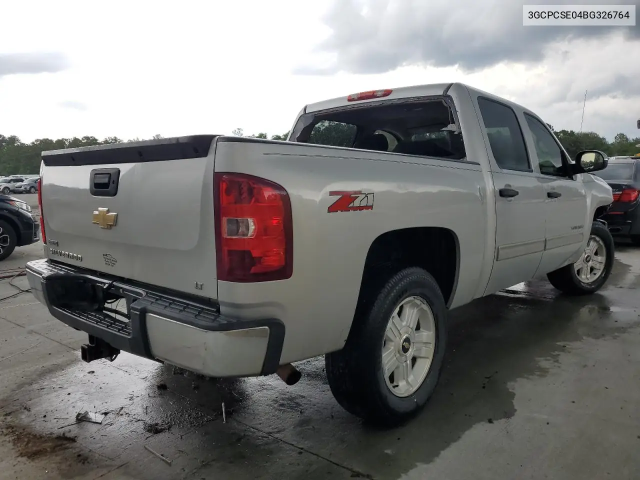 2011 Chevrolet Silverado C1500 Lt VIN: 3GCPCSE04BG326764 Lot: 58017385