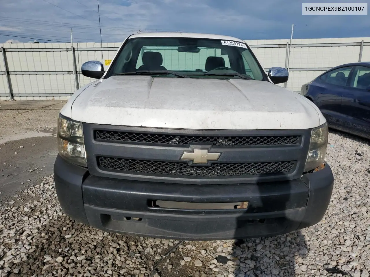 2011 Chevrolet Silverado C1500 VIN: 1GCNCPEX9BZ100107 Lot: 61204724