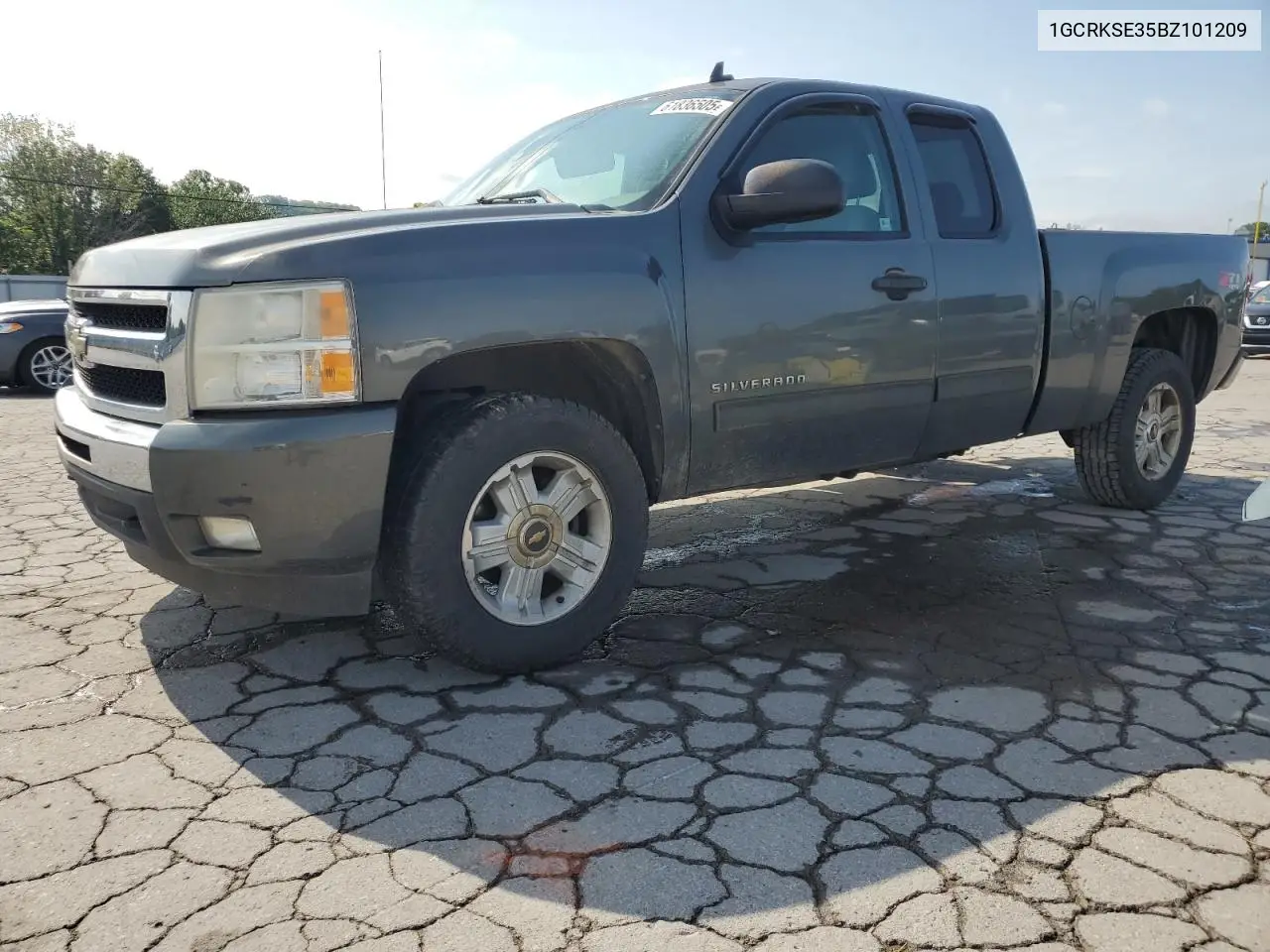 2011 Chevrolet Silverado K1500 Lt VIN: 1GCRKSE35BZ101209 Lot: 61836505