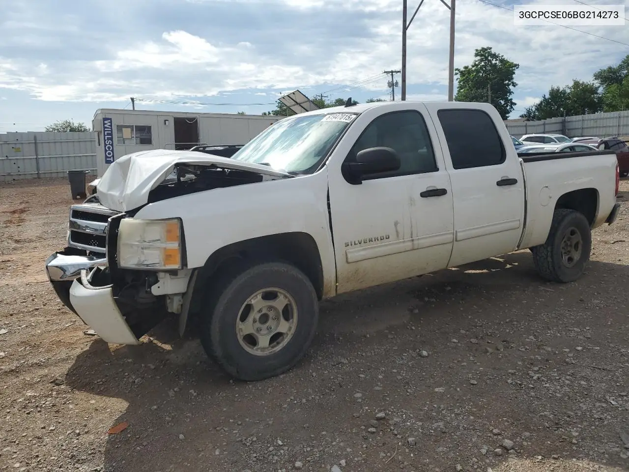 2011 Chevrolet Silverado C1500 Lt VIN: 3GCPCSE06BG214273 Lot: 61947015