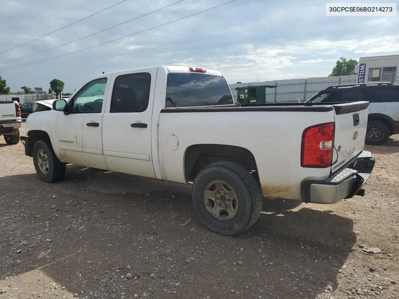 2011 Chevrolet Silverado C1500 Lt VIN: 3GCPCSE06BG214273 Lot: 61947015