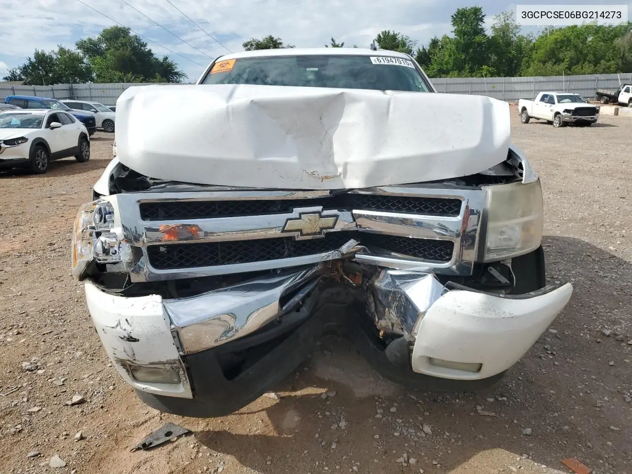 2011 Chevrolet Silverado C1500 Lt VIN: 3GCPCSE06BG214273 Lot: 61947015
