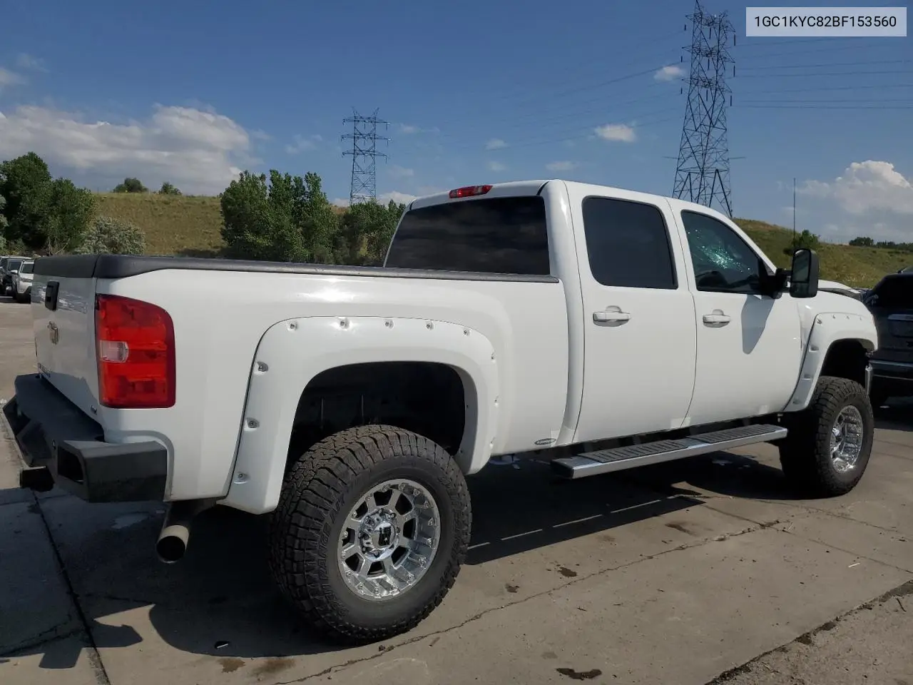 2011 Chevrolet Silverado K2500 Heavy Duty Ltz VIN: 1GC1KYC82BF153560 Lot: 62276755