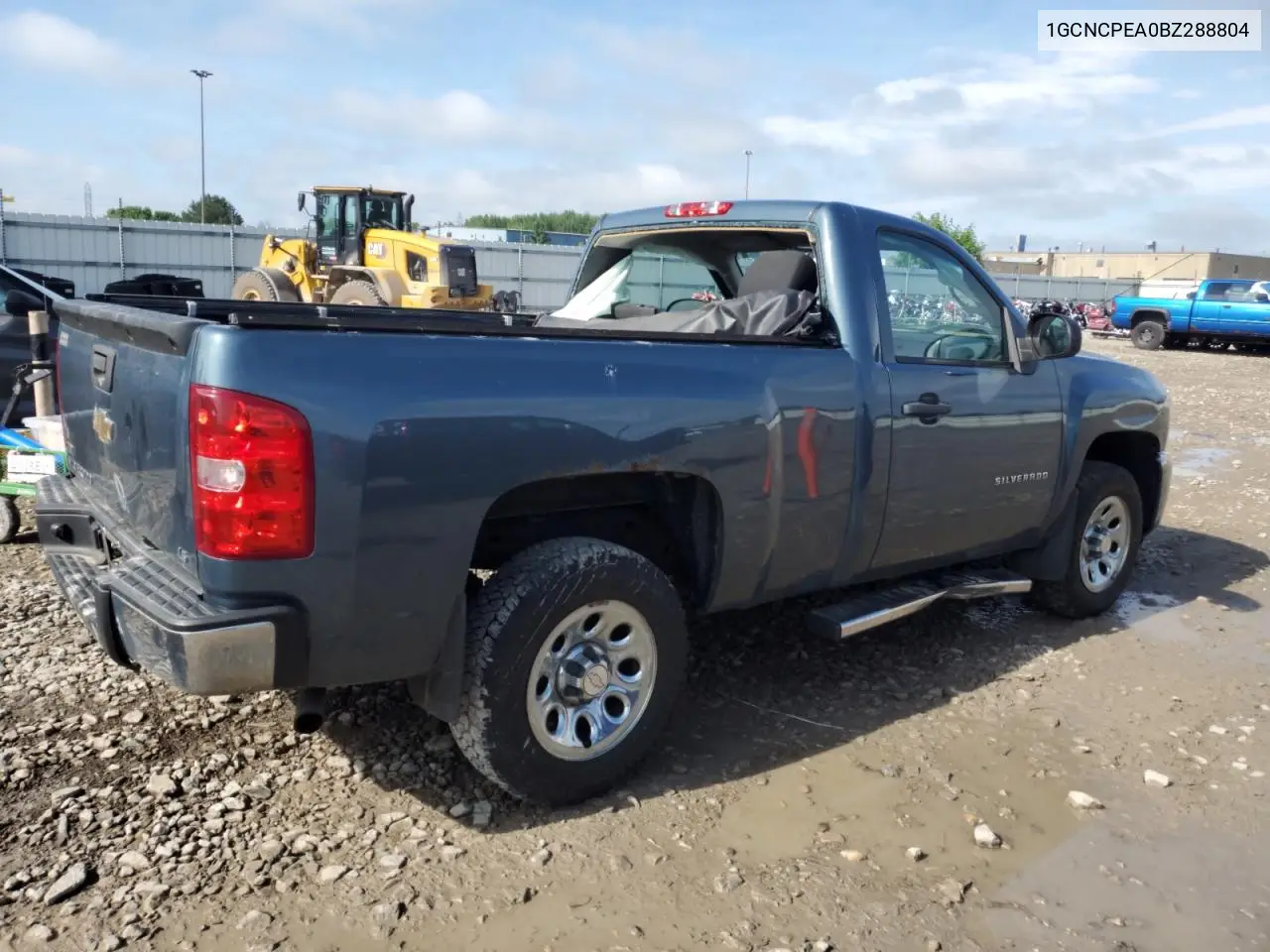 2011 Chevrolet Silverado C1500 VIN: 1GCNCPEA0BZ288804 Lot: 62319445