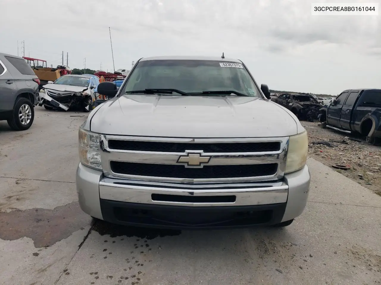 2011 Chevrolet Silverado C1500 Ls VIN: 3GCPCREA8BG161044 Lot: 62367375