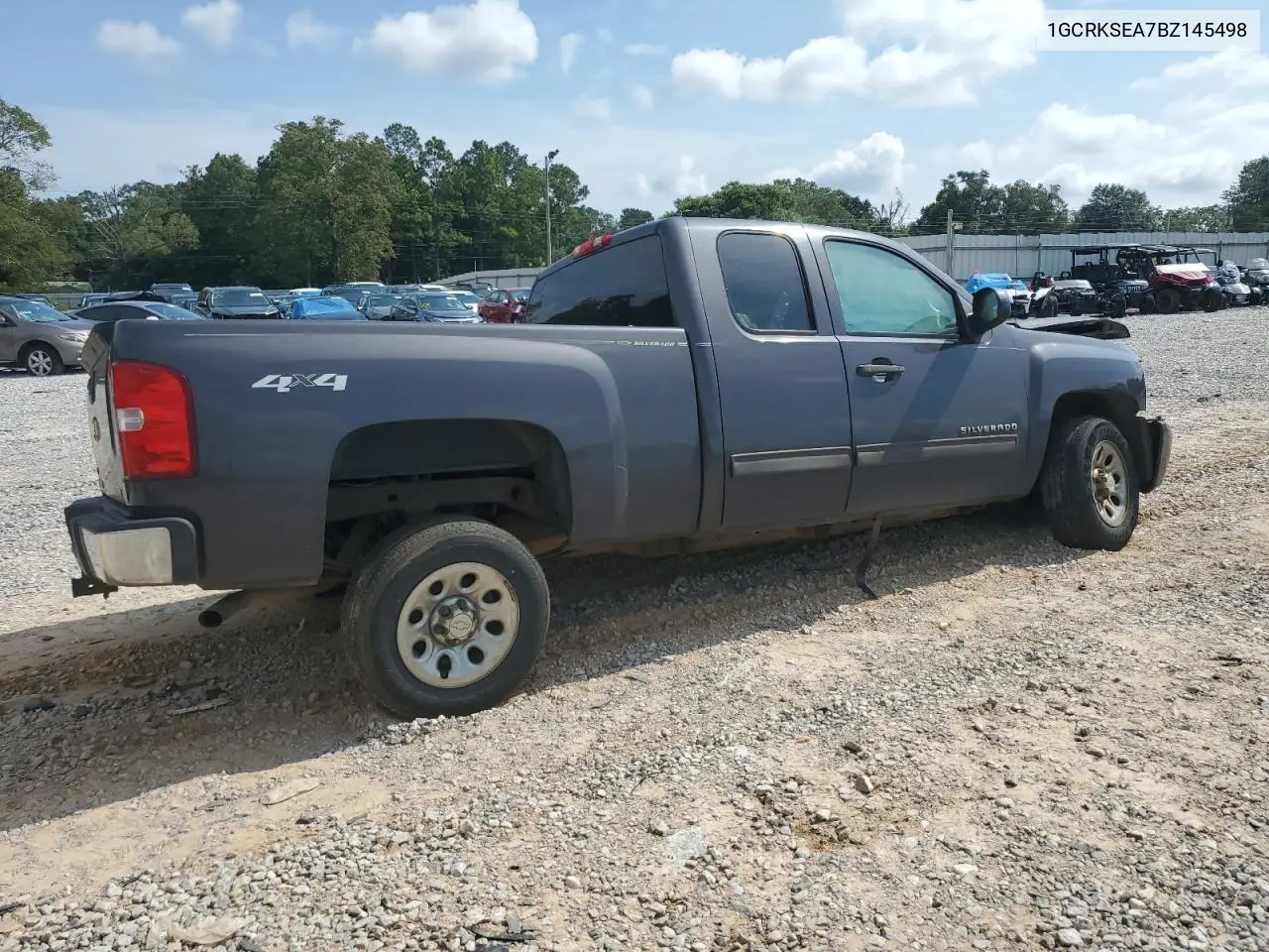 2011 Chevrolet Silverado K1500 Lt VIN: 1GCRKSEA7BZ145498 Lot: 62393575