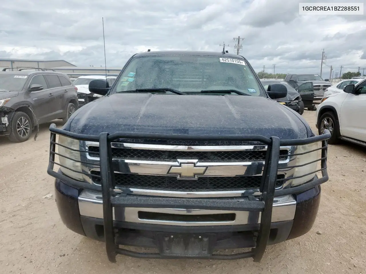2011 Chevrolet Silverado C1500 Ls VIN: 1GCRCREA1BZ288551 Lot: 62510155