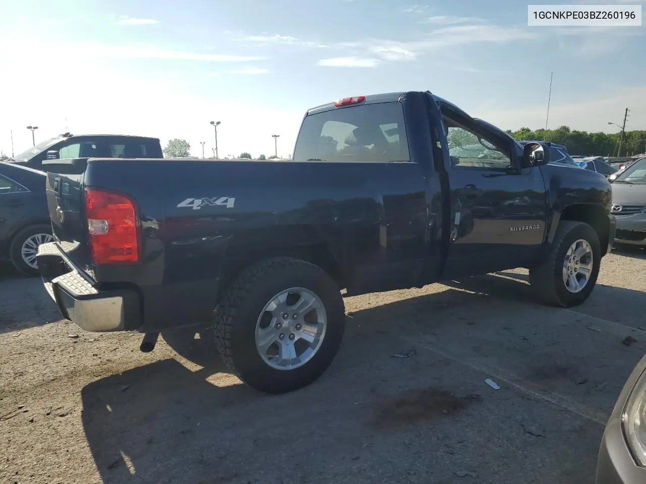 2011 Chevrolet Silverado K1500 VIN: 1GCNKPE03BZ260196 Lot: 62543615