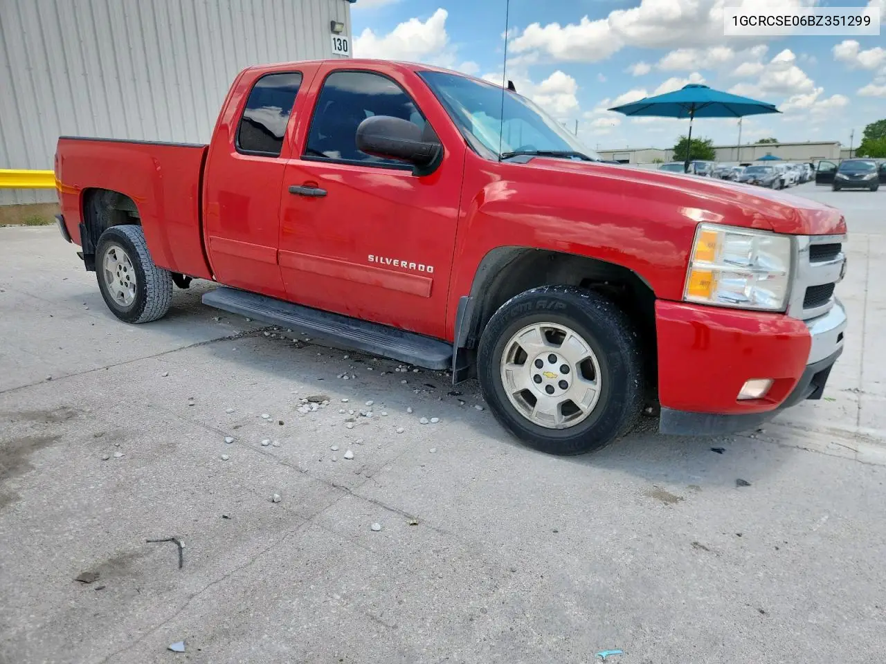 2011 Chevrolet Silverado C1500 Lt VIN: 1GCRCSE06BZ351299 Lot: 62572695