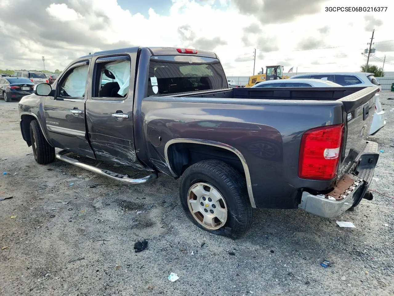 2011 Chevrolet Silverado C1500 Lt VIN: 3GCPCSE06BG216377 Lot: 62608955