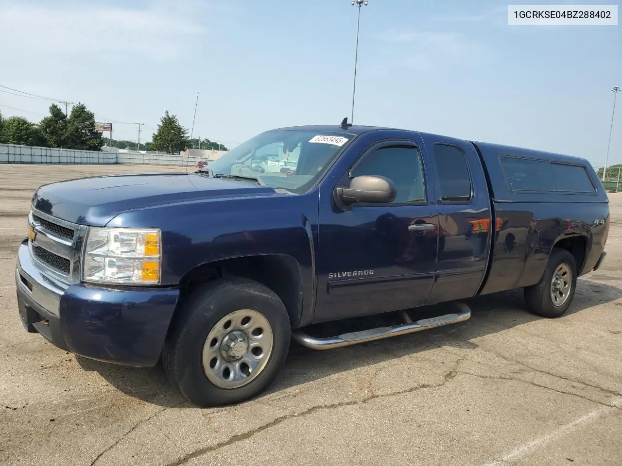 2011 Chevrolet Silverado K1500 Lt VIN: 1GCRKSE04BZ288402 Lot: 62663495