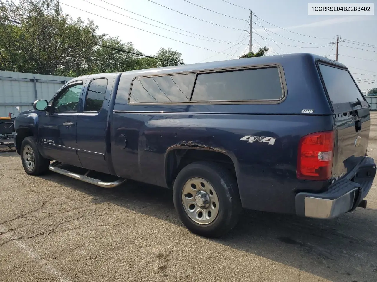 2011 Chevrolet Silverado K1500 Lt VIN: 1GCRKSE04BZ288402 Lot: 62663495