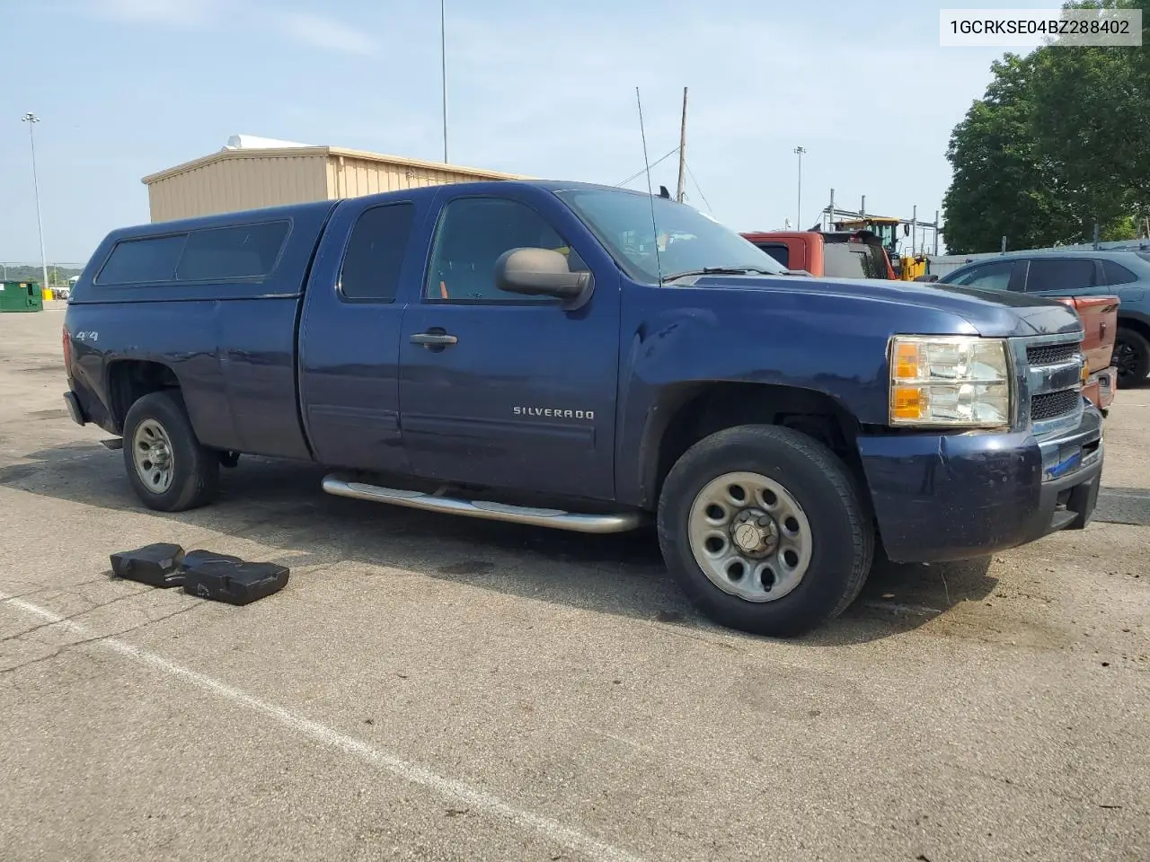 2011 Chevrolet Silverado K1500 Lt VIN: 1GCRKSE04BZ288402 Lot: 62663495