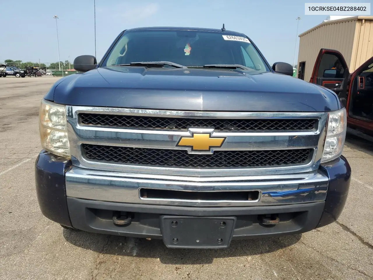 2011 Chevrolet Silverado K1500 Lt VIN: 1GCRKSE04BZ288402 Lot: 62663495