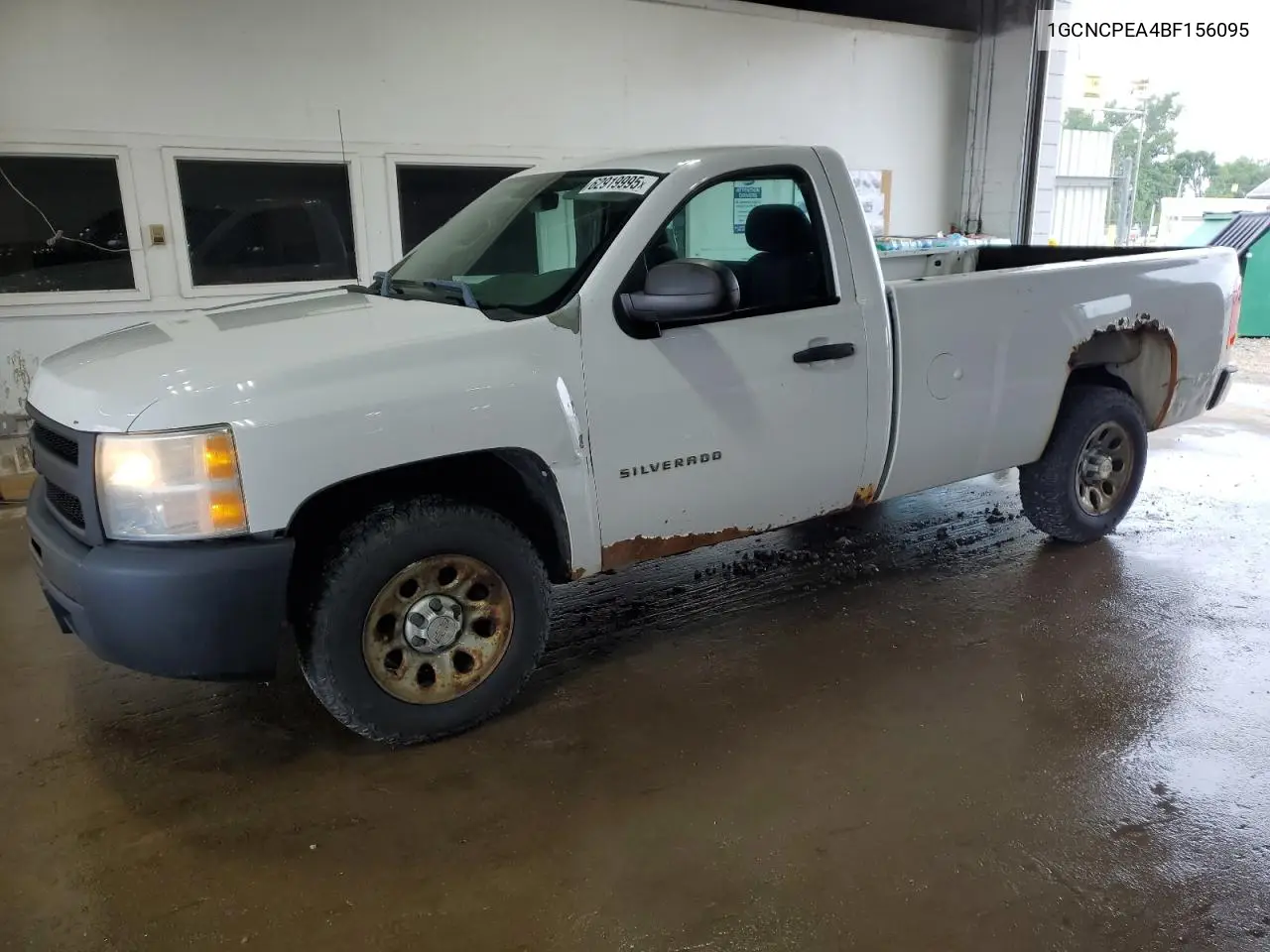 2011 Chevrolet Silverado C1500 VIN: 1GCNCPEA4BF156095 Lot: 62919995