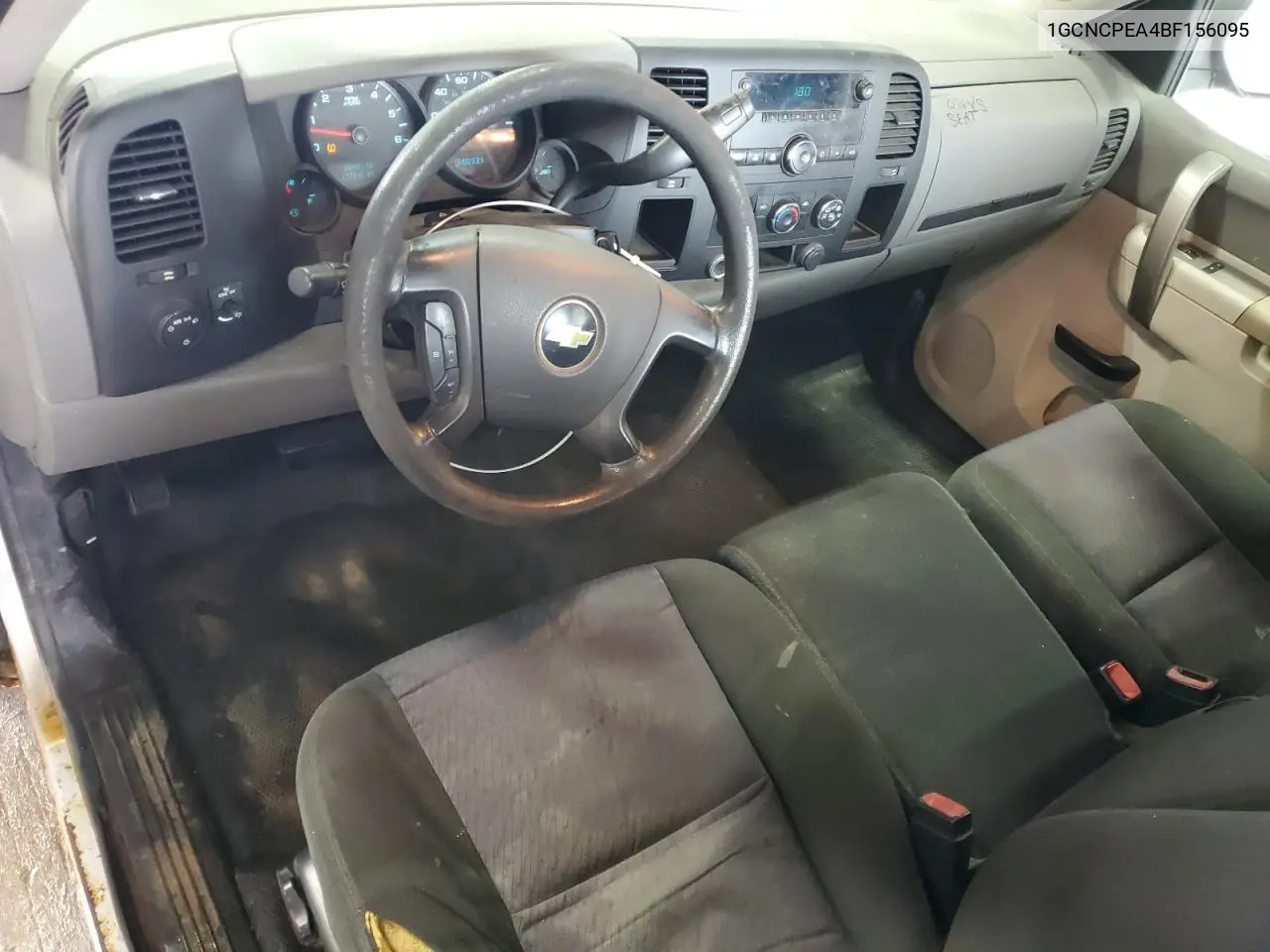 2011 Chevrolet Silverado C1500 VIN: 1GCNCPEA4BF156095 Lot: 62919995