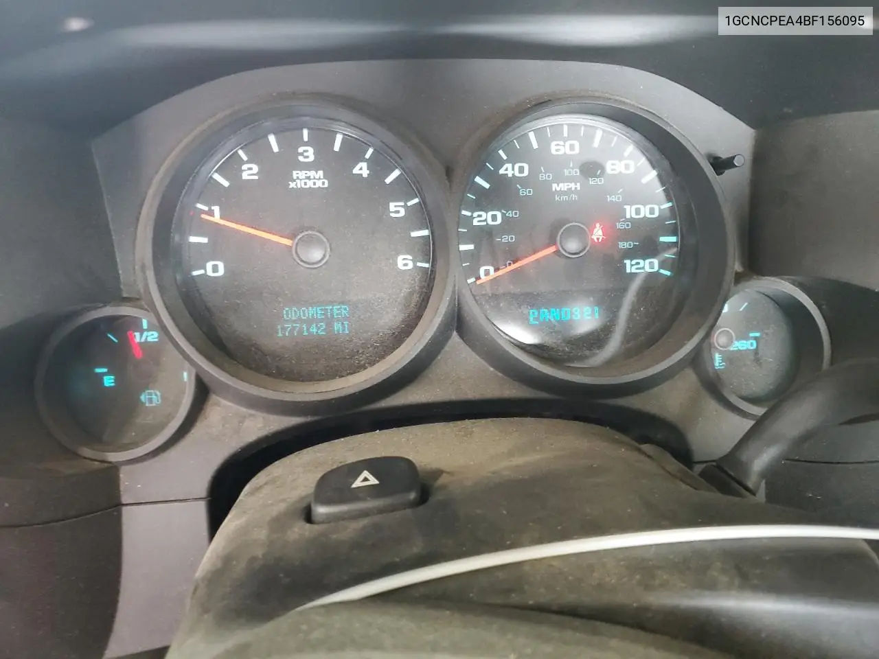 2011 Chevrolet Silverado C1500 VIN: 1GCNCPEA4BF156095 Lot: 62919995