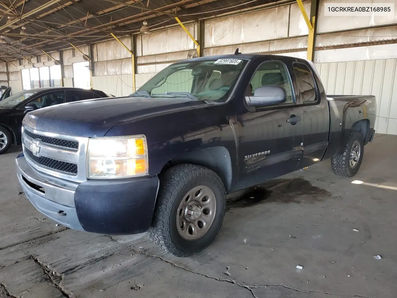 2011 Chevrolet Silverado K1500 Ls VIN: 1GCRKREA0BZ168985 Lot: 62997605