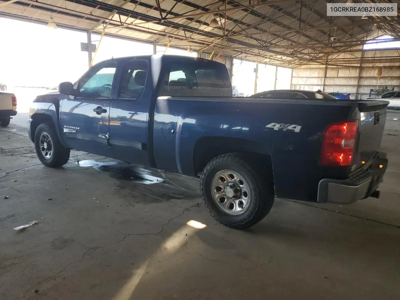 2011 Chevrolet Silverado K1500 Ls VIN: 1GCRKREA0BZ168985 Lot: 62997605
