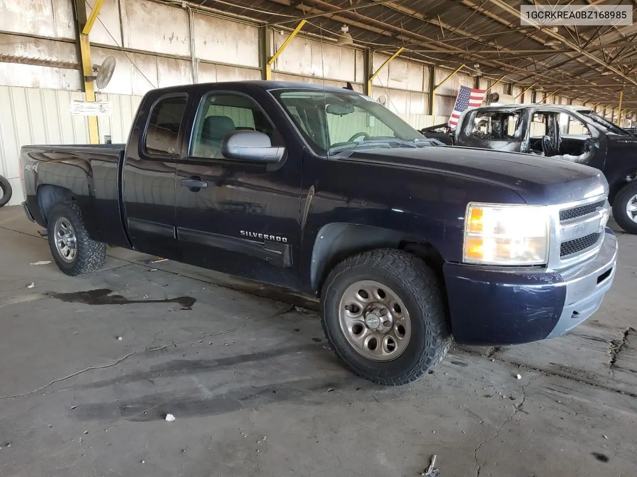 2011 Chevrolet Silverado K1500 Ls VIN: 1GCRKREA0BZ168985 Lot: 62997605