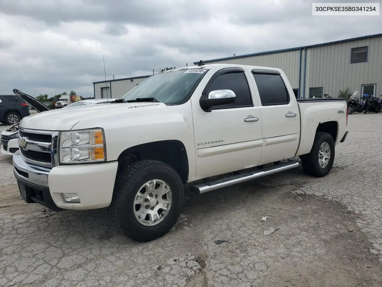3gcpkse35bg341254 3GCPKSE35BG341254 2011 Chevrolet Silverado K1500 Lt