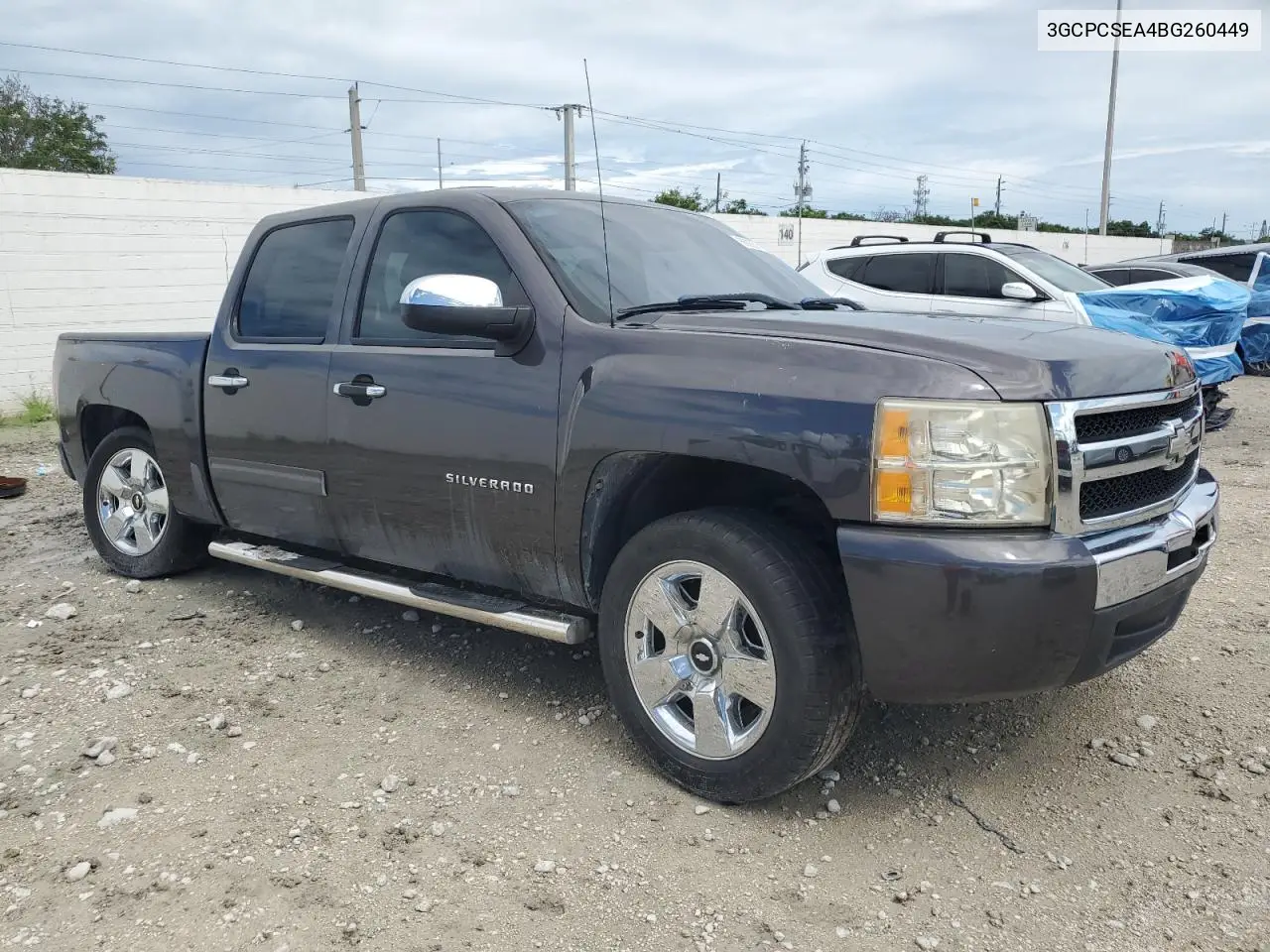 2011 Chevrolet Silverado C1500 Lt VIN: 3GCPCSEA4BG260449 Lot: 66000115