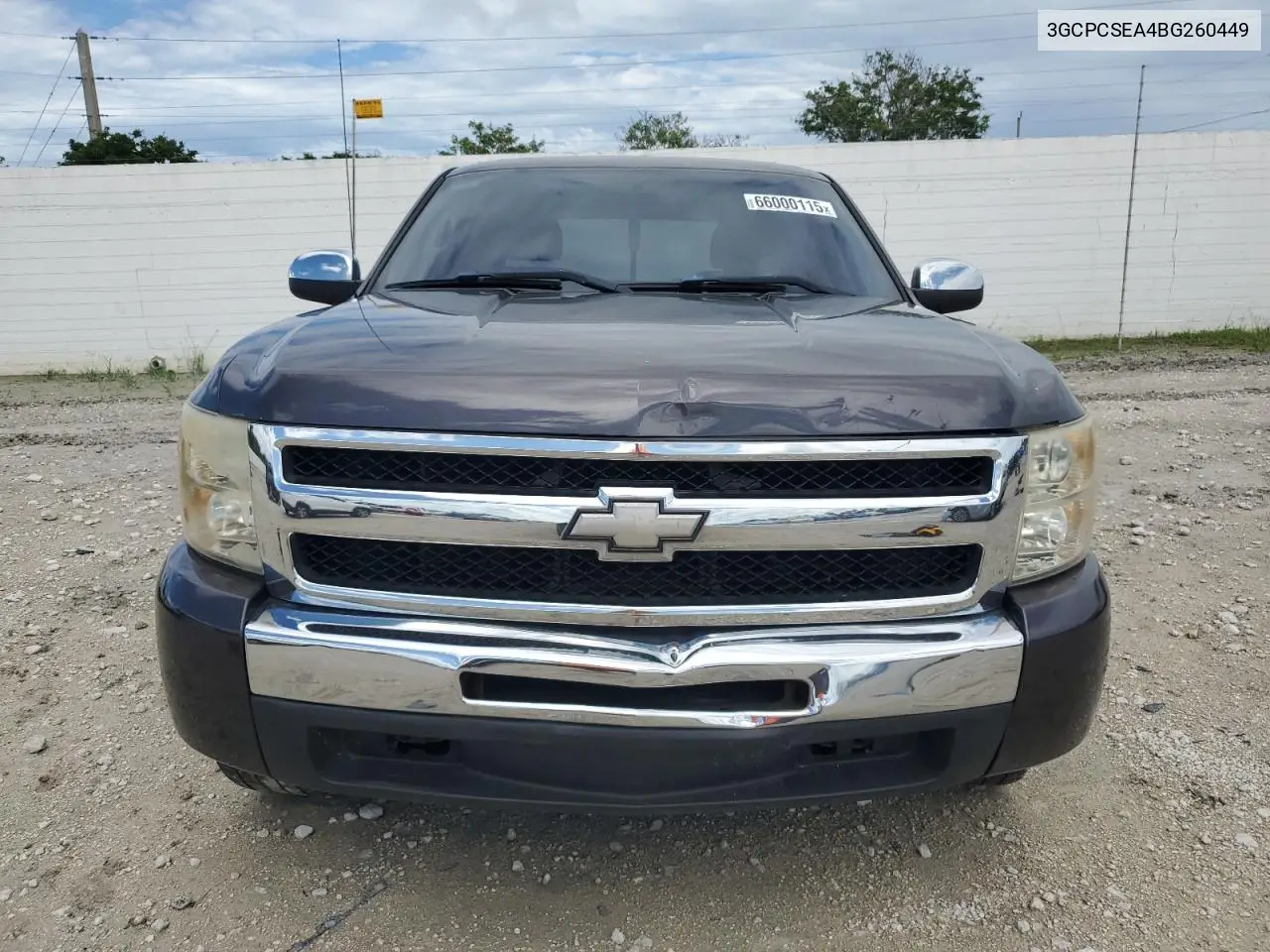 2011 Chevrolet Silverado C1500 Lt VIN: 3GCPCSEA4BG260449 Lot: 66000115