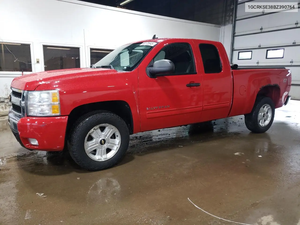 2011 Chevrolet Silverado K1500 Lt VIN: 1GCRKSE38BZ390764 Lot: 66175545